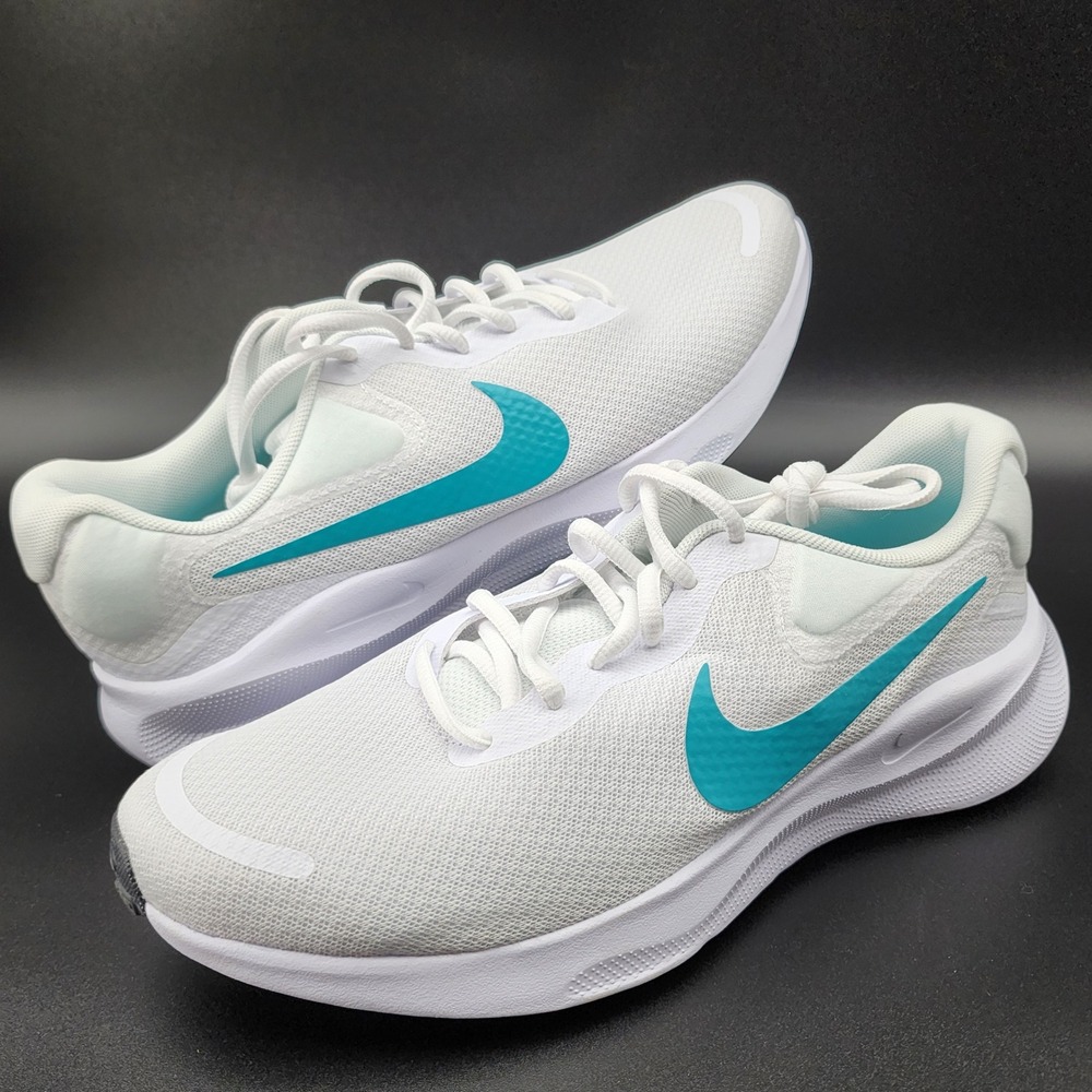 Nike Revolution 7 Running Shoes 9M / 10.5W White Dusty Cactus NWB